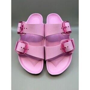 BIRKENSTOCK Arizona EVA Foam Buckle Slide Sandal Fondant Pink Sz 39 L8